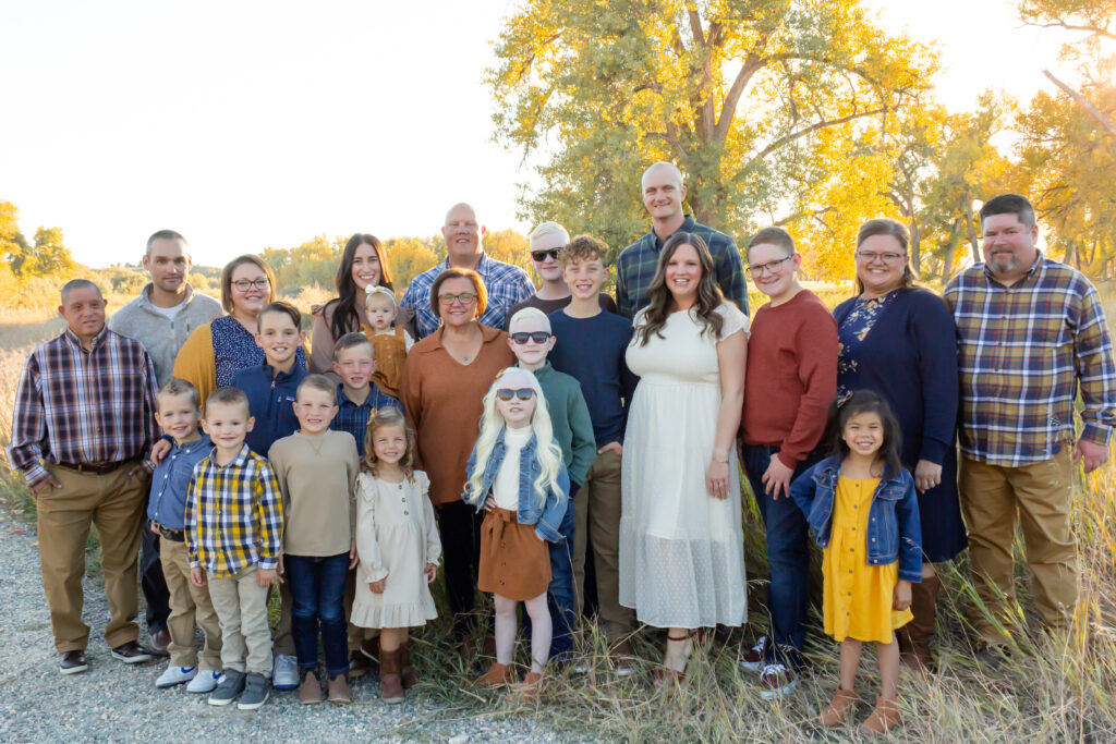 fall extended family session
