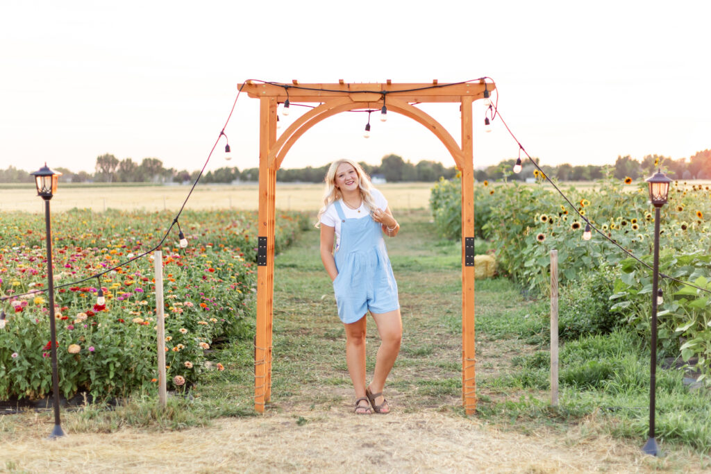 Flower Field Senior Session