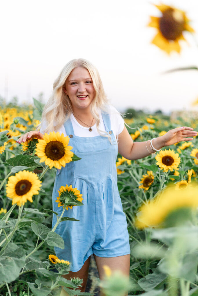 Flower Field Senior Session