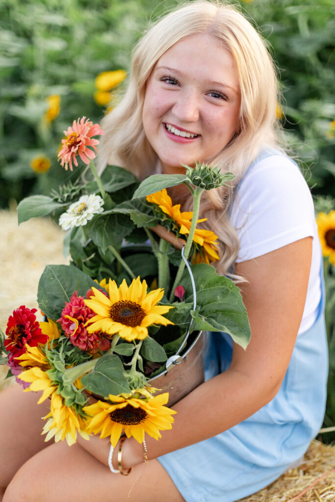 Flower Field Senior Session