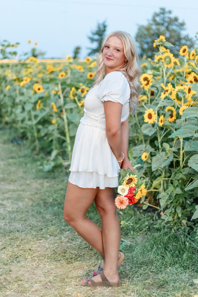 Flower Field Senior Session