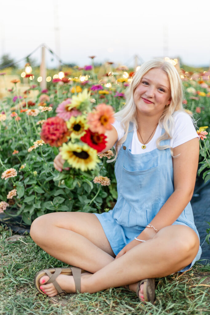 Flower Field Senior Session
