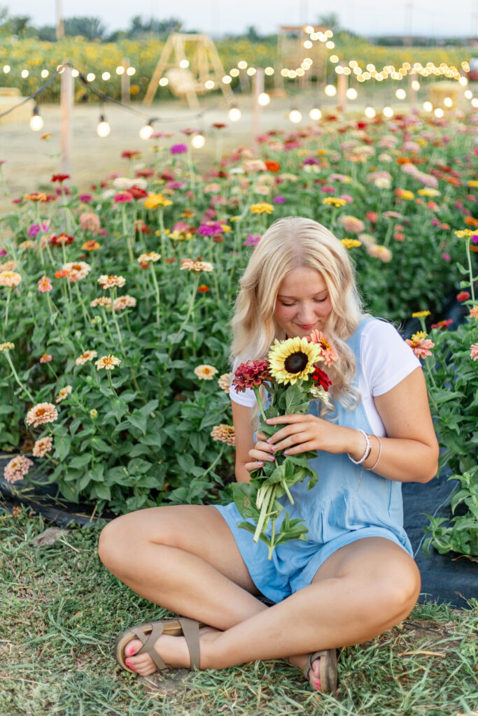 Flower Field Senior Session