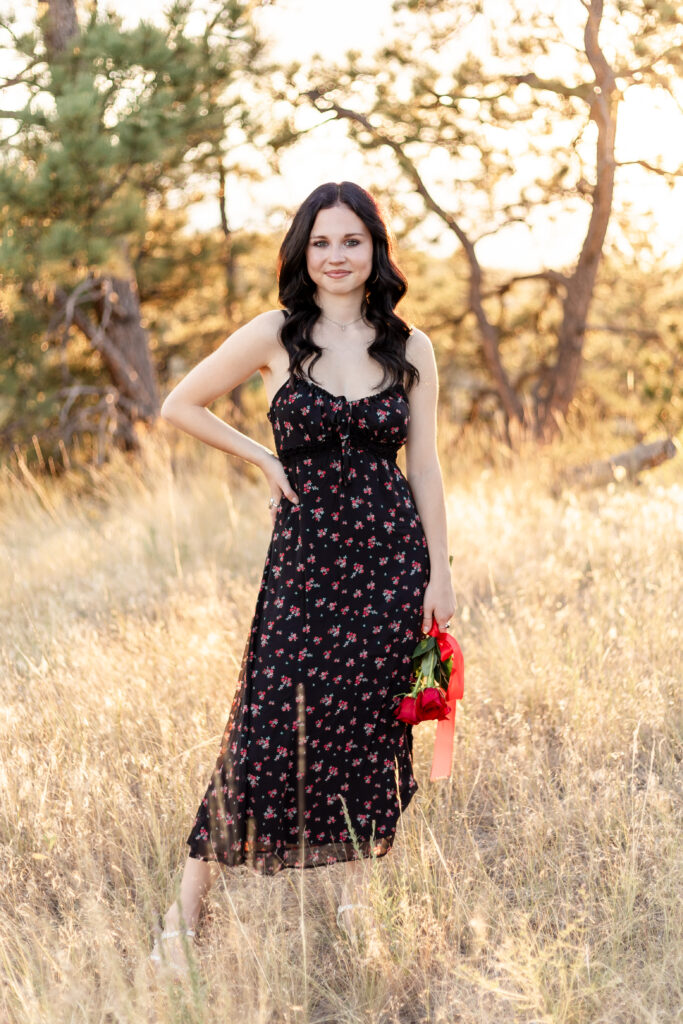 Beautiful Backyard Senior Session