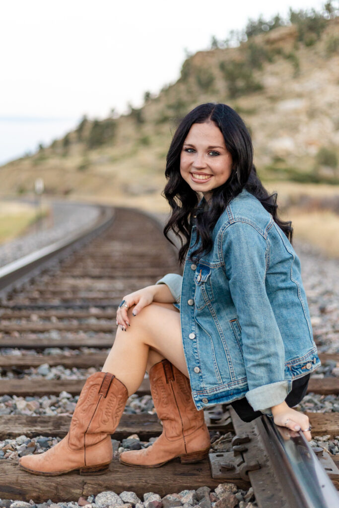 Beautiful Backyard Senior Session