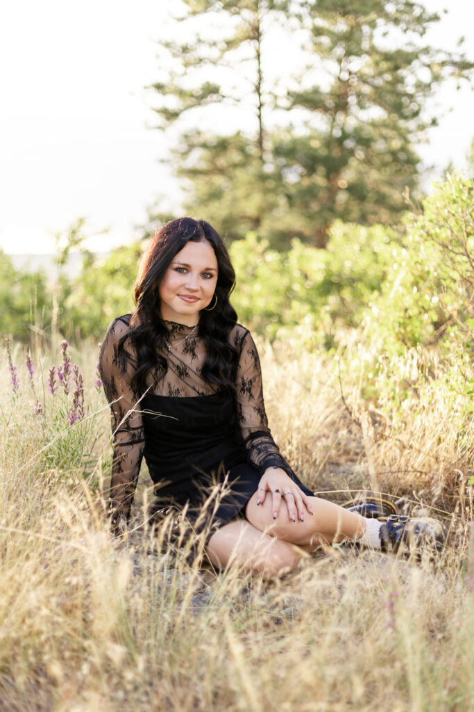 Beautiful Backyard Senior Session