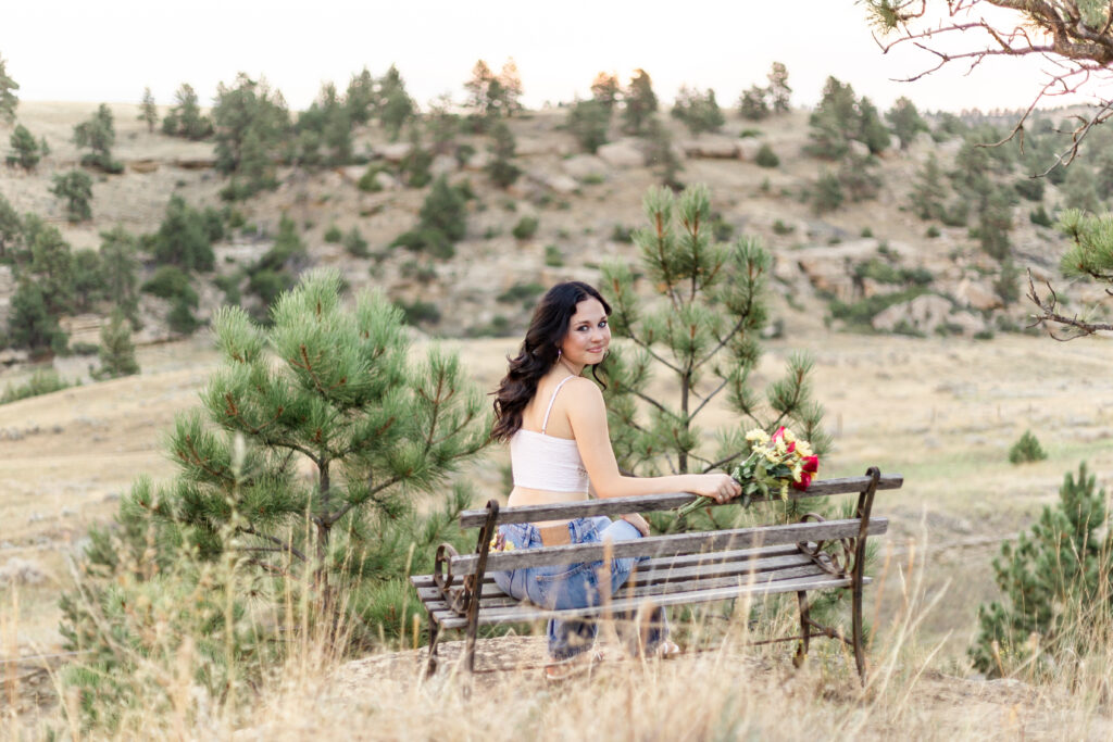 Beautiful Backyard Senior Session