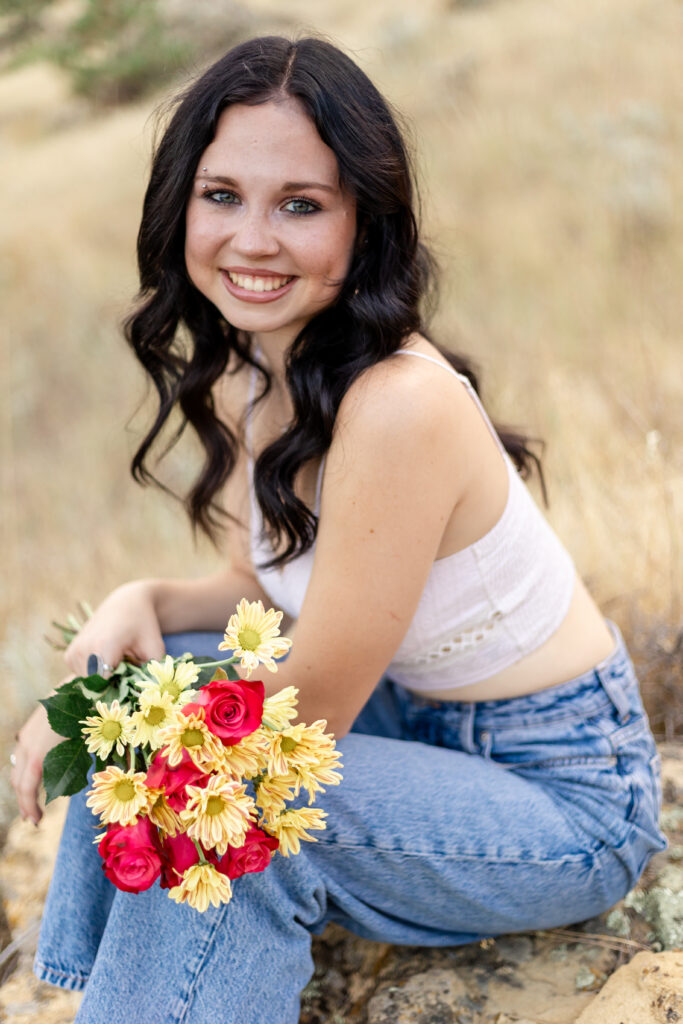 Beautiful Backyard Senior Session