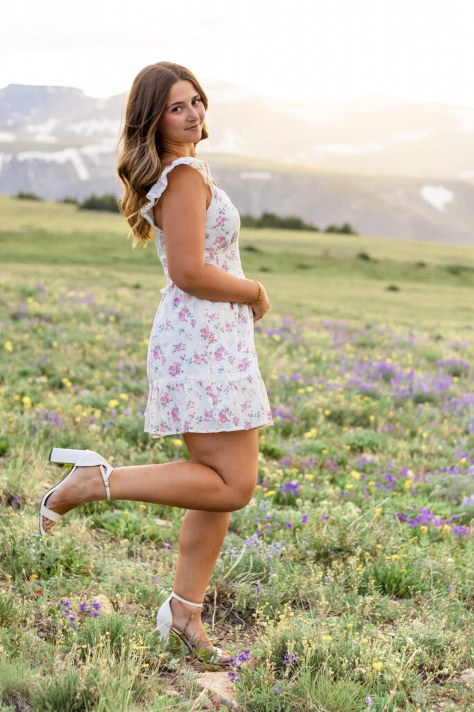 Wildflowers & Flower Field Senior Portraits
