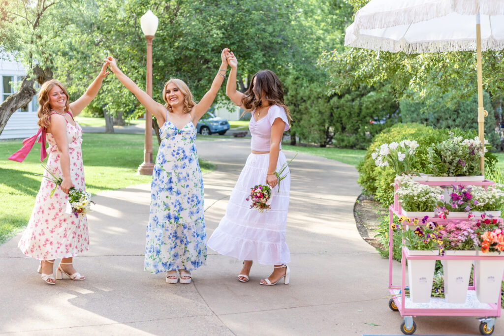 Flower Cart Portraits at the Moss Mansion