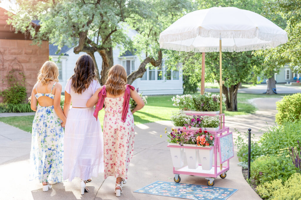 Flower Cart Portraits at the Moss Mansion