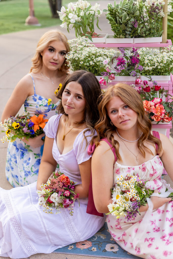 Flower Cart Portraits at the Moss Mansion