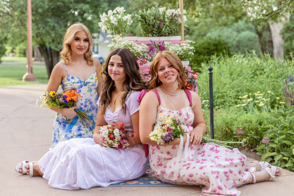 Flower Cart Portraits at the Moss Mansion