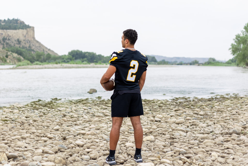 Football & River Senior Portraits