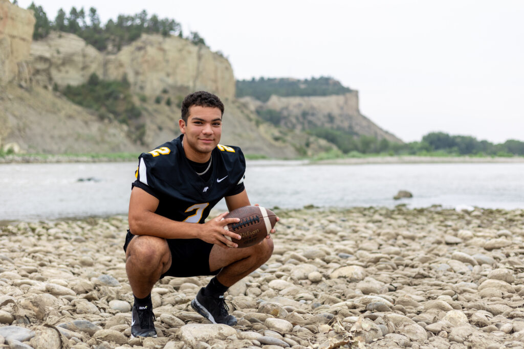 Football & River Senior Portraits