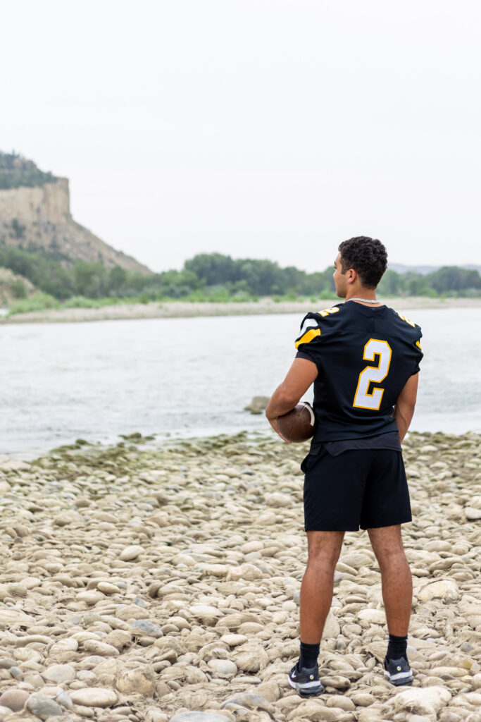 Football & River Senior Portraits