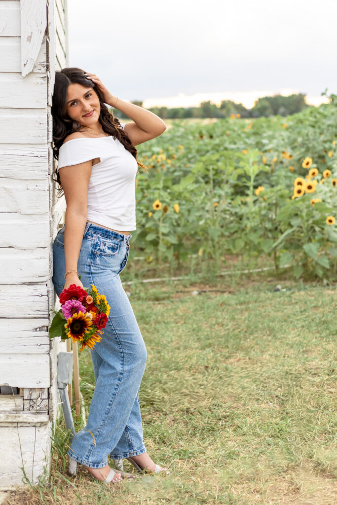 Rims & Flower Farm Senior Portraits