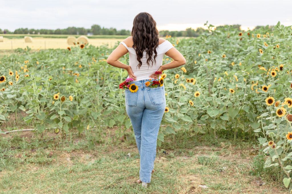 Rims & Flower Farm Senior Portraits
