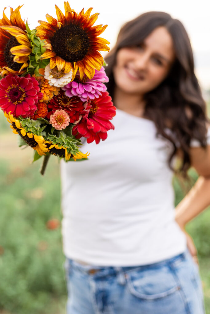 Rims & Flower Farm Senior Portraits